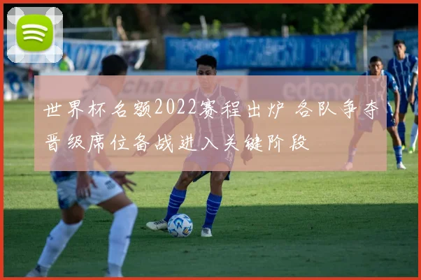 世界杯名额2022赛程出炉 各队争夺晋级席位备战进入关键阶段